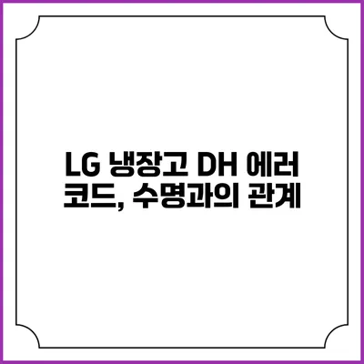 LG 냉장고 DH 에러 코드, 수명과의 관계