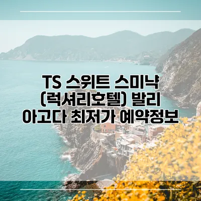 TS 스위트 스미냑 (럭셔리호텔) 발리 아고다 최저가 예약정보